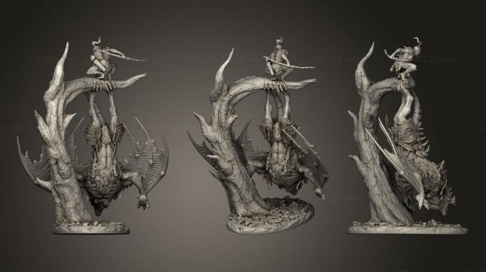 Figurines heroes, monsters and demons (Vampiros, STKM_3763) 3D models for cnc